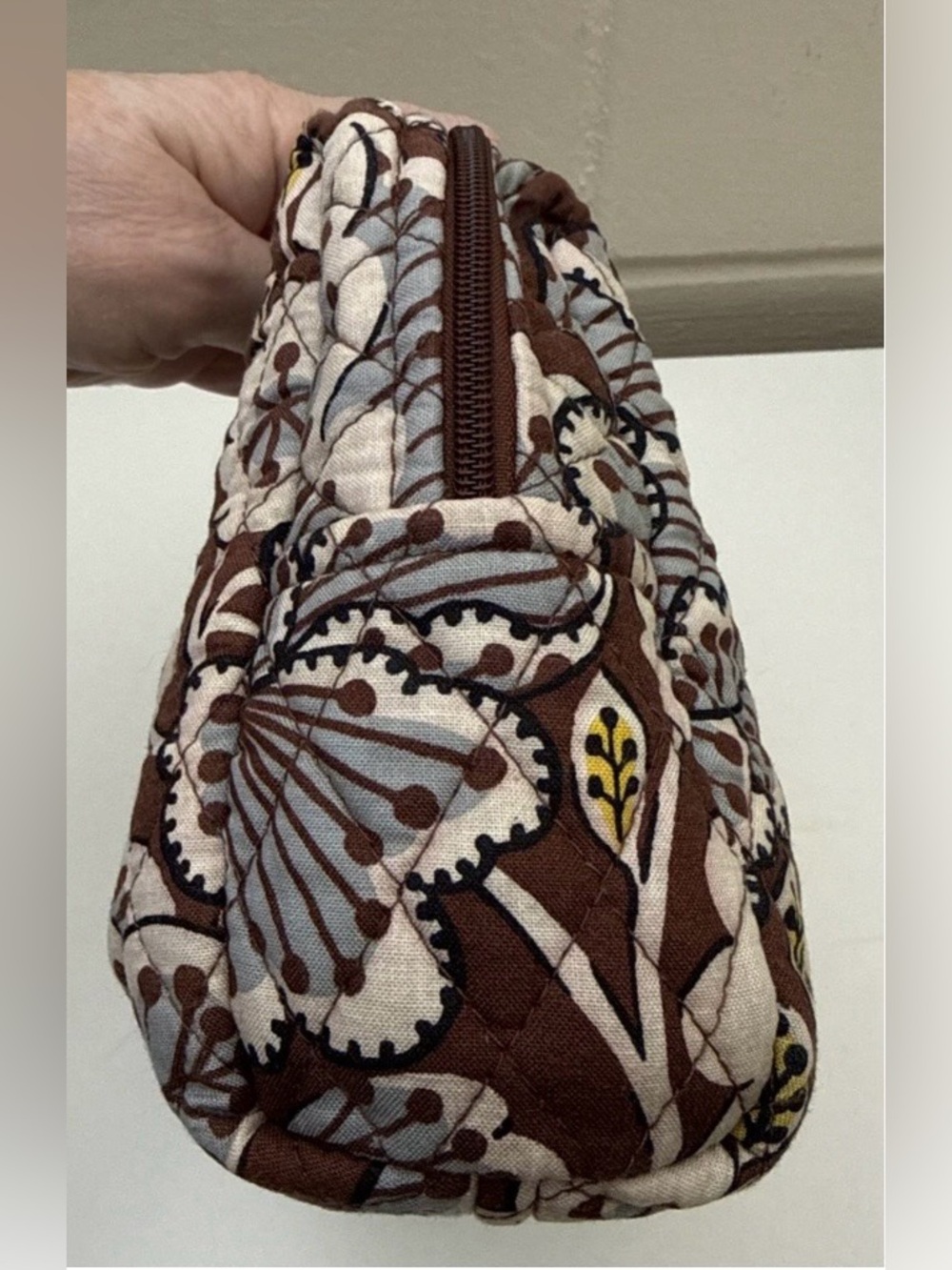 Vera Bradley Quilted Floral Cosmetic Pouch - Picture 5 of 7